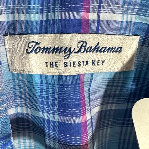 Tommy Bahama Mens Shirt Siesta Key Beach Glass Sun Protection Wicking Pocket NEW - Picture 8 of 11